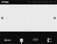 Tablet Screenshot of optima-tv.com